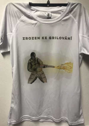 Zrozen ke grilování – tričko